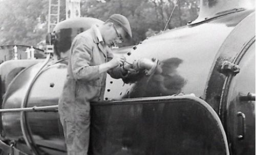 An engineer mending part of steam train (photo courtesy of The Mid Hants Railway Watercress Line) An engineer mending part of steam train (photo courtesy of The Mid Hants Railway Watercress Line)