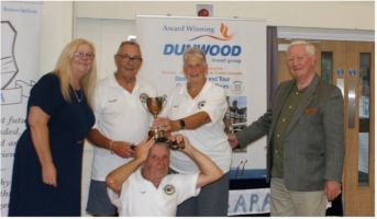 The winning team (MarshARA) with Mandy from Dunwood Travel and Ian the KentARA Chairman The winning team (MarshARA) with Mandy from Dunwood Travel and Ian the KentARA Chairman