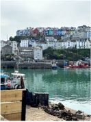 The houses in Brixham The houses in Brixham